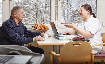 Patient wird beraten