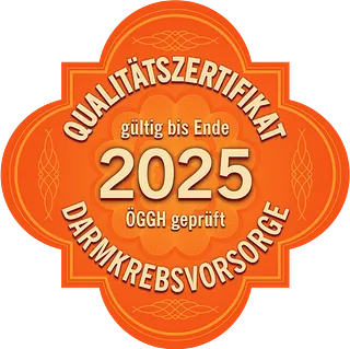 Qualitätszertifikat Darmkrebsvorsorge 2023