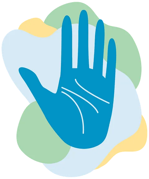 Gewaltschutz Hand